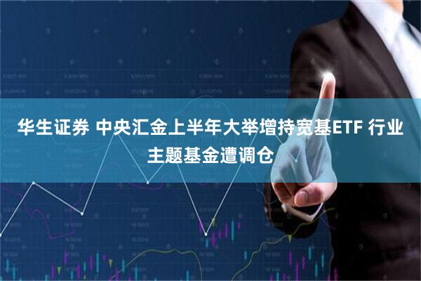 华生证券 中央汇金上半年大举增持宽基ETF 行业主题基金遭调仓